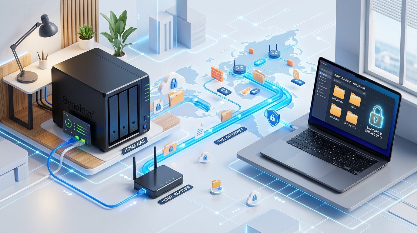 Accede a tu servidor de almacenamiento NAS local desde el exterior de forma segura