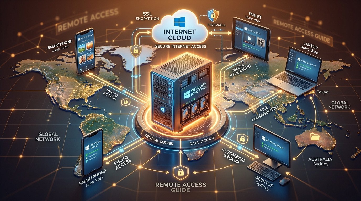 La guía definitiva para acceder a tu servidor doméstico Windows desde el exterior