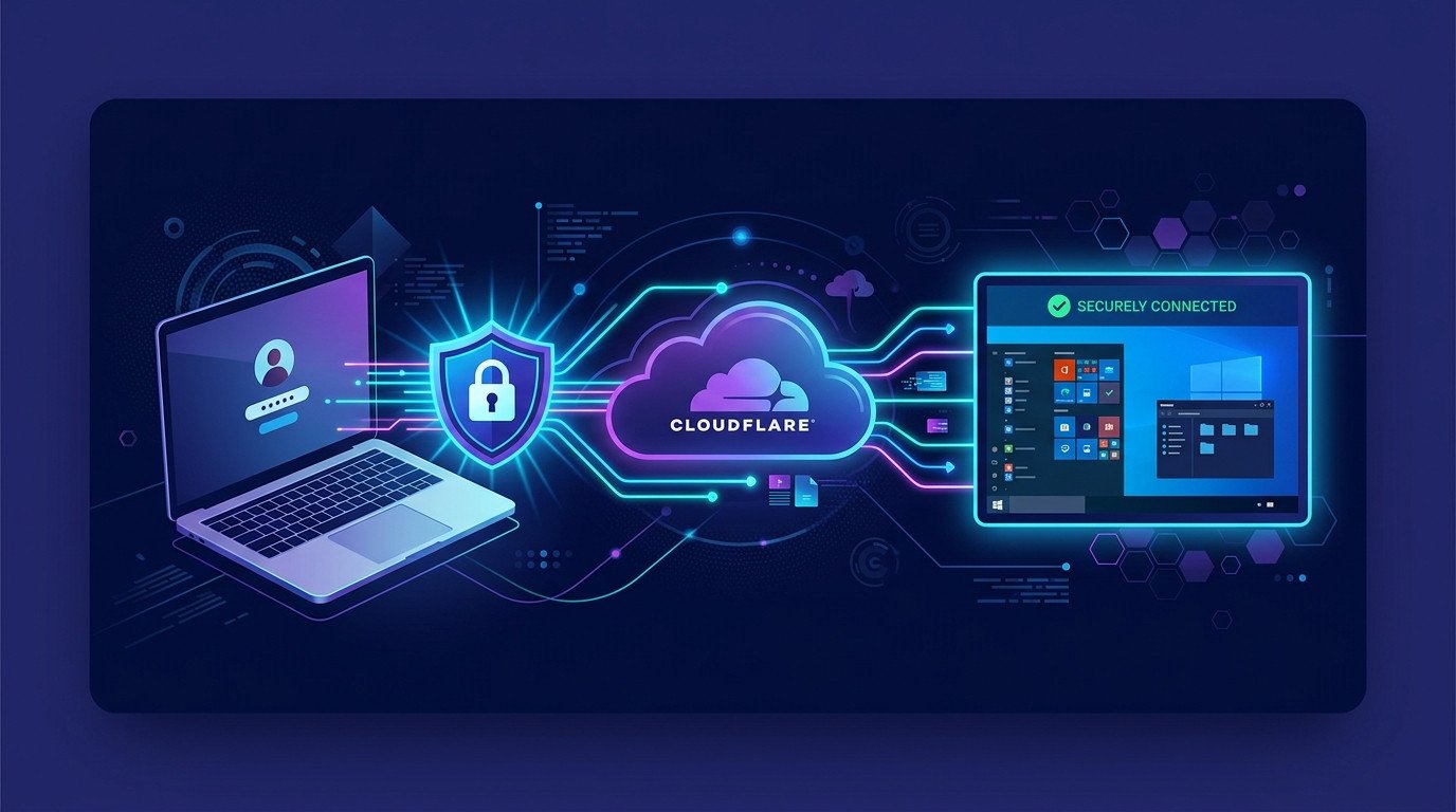 How to access Windows Remote Desktop (RDP) securely using Cloudflare and SyncMyIP